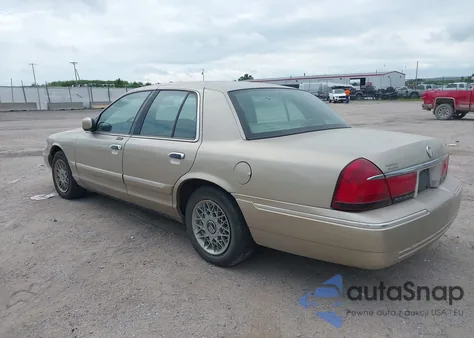 2000 Mercury Grand Marquis Gs z USA, uszkodzony, nr VIN 2MEFM74W2YX743938